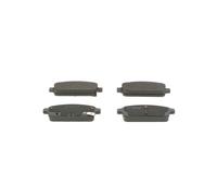 Bosch Rear Brake Pad Set 0986 494 435 - 4x Pads with Acoustic Wear Indicator - Fits Vauxhall models