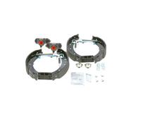 BOSCH 0204114554 Brake Shoe Set Rear 17.46mm Piston Diameter Fits Dacia Renault