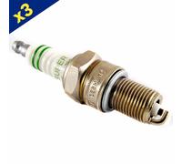Bosch 0242 229 656 Nickel Spark Plugs x3 WR8DC+ Ignition Electrical Replacement