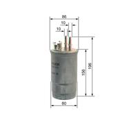 Bosch 0450906376 Fuel Filter (N6376)