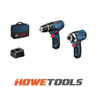 Bosch 06019B697F Professional Set 12V Cordless Combi Drill - 2 Pieces