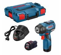 Bosch Professional GDS 12V-115 wrench + 2 3.0Ah batteries + L-BOXX - 06019E0103