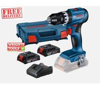 Bosch GSB 18V-45 18v Cordless Brushless Combi Drill 2 x 2ah Li-ion Charger Case