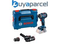 Bosch GSR 18V-90 FC Pro FlexiClick Drill Driver + 2 Attachments In Case 18V Bare