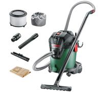 Bosch 06033D1270 AdvancedVac 20 Wet and Dry Vacuum Cleaner with Blowing Function, Green