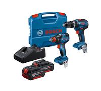 Bosch Professional Combi Drill Twin Pack 18V 2 x 5.0Ah Li-ion