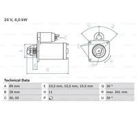 BOSCH 0986013720 Starter