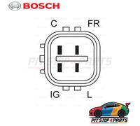 Bosch 0986082050 Alternator 190 mm Fits Honda FR-V 2005-2024 CSC91