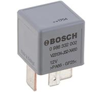 Bosch Mini Relay 0986332002 – 12V 70A, IP5K4, 4-pin, Operating Temp -40 to 85°C