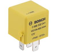 Bosch 0986332041 Mini Relay 12V 40A, IP5K4, Operating Temperature from -40 Degree to 85 Degree C, 5 Pin Relay