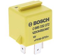 Bosch 0986332072 Mini Relay 12V 60A, IP5K4, Operating Temperature from -40 Degree to 85 Degree C, 4 Pin Relay