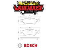 BOSCH 0 986 424 219 Brake pad set