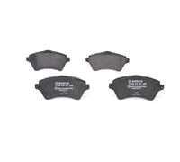 Bosch Brake Pad Set Front Low-Metallic 131.7mm Anti-Squeak Plate 0986424721