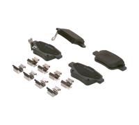 Bosch Rear Brake Pad Set 0986424798 - Genuine - For Toyota Avensis