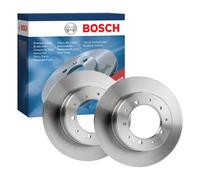Bosch Brake Discs Pair Rear Diameter 289.6mm 101.7mm Solid 12.6mm 0986478656