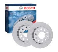 Bosch Brake Disc Rear Diameter 255mm 65mm Solid 9.6mm With Screws 0986479099