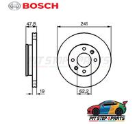 BOSCH 0 986 479 206 Brake disc