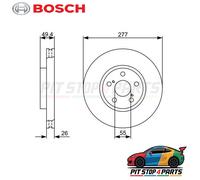 BOSCH Brake disc Vented 0 986 479 340 Brake rotor,Brake discs TOYOTA,AVENSIS Kombi (T25),AVENSIS (T25_),AVENSIS Stufenheck (T25)