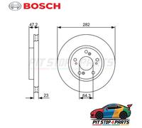 Brake Discs For Honda ACCORD CIVIC CR-V STEPWGN STREAM 97-14 EG3501119
