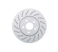 Bosch BD1302 Brake Disc - 322 mm Vented High-Carbon Disc - Front Axle - ECE-R90 Certified - Great Cooling and Noise Suppression, Advanced Corrosion protected - 1 Single Disc