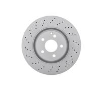 Bosch BD1307 Brake Disc - 335 mm Vented High-Carbon Disc - Front Axle - ECE-R90 Certified - Great Cooling and Noise Suppression, Advanced Corrosion protected - 1 Single Disc