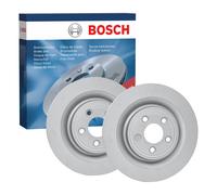 2x Brake Discs Pair Vented fits JAGUAR XJ X350, X351 Rear 03 to 19 326mm Set New