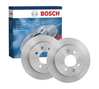 2x Brake Discs Pair Solid fits HONDA JAZZ Mk3 1.3 Rear 08 to 15 238.7mm Set New
