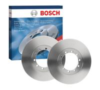 2x Brake Discs Pair Solid fits FORD TRANSIT 2.3 Rear 06 to 11 280mm Set Bosch