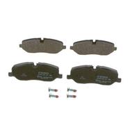 Bosch BP1058 - Brake Pads Car Front Axle - Bosch Quality - Reduced Noise and Dust - ECE-R90 Certified - Copper-Free - 1 Set of 4 Pads - With Accessories