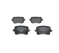 Bosch BP1252 - Brake Pads Car Rear Axle - Bosch Quality - Reduced Noise and Dust - ECE-R90 Certified - Copper-Free - 1 Set of 4 Pads