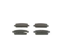 Bosch Rear Brake Pad Set 0986 494 435 - 4x Pads with Acoustic Wear Indicator - Fits Vauxhall models
