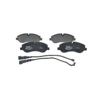 Bosch BP2018 - Brake Pads Car Front Axle - Bosch Quality - Reduced Noise and Dust - ECE-R90 Certified - Copper-Free - 1 Set of 4 Pads - With Accessories