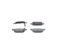 Bosch Brake Pad Set BP1590 (0986495301) – Rear Axle, Reduced Noise & Dust, ECE-R90, Set of 4