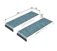 BOSCH 0986628505 Cabin Air Filter Fits Audi A6 A6 Allroad Lamborghini VW XL1
