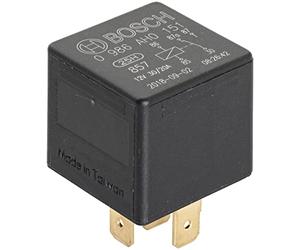 Bosch 0986AH0151 Mini Relay 12V 20A, IP5K4, Operating Temperature from -40 Degree to 100 Degree C, 5 Pin Relay