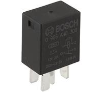 Bosch 0986AH0300 Mini Relay 12V 20A, IP5K4, Operating Temperature from -40 Degree to 85 Degree C, 4 Pin Relay