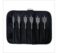 Bosch 1/4" 6 Piece Selfcut Flat Spade Wood Bits Set in Wallet 2608587793
