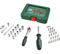 Bosch 1/4&,quot, Ratchet Set 37-Piece (Accessory Hand Tool)