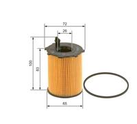 BOSCH 1 457 429 238 Oil filter
