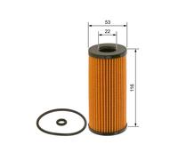 Bosch Car Oil Filter P9272 - 1457429272