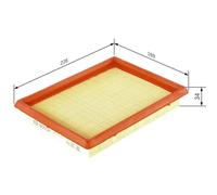 BOSCH 1 457 433 274 Air filter
