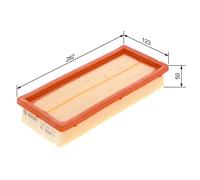 Bosch Car Air Filter S3316 - 1457433316 - Genuine - Fits Fiat
