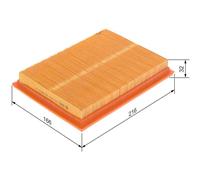Bosch Air Filter 1457433593 - S3593 Oem Quality Replacement Part