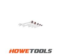 Bosch Professional Ratchet Spanners Set (5-Pieces, Standard Sizes 8mm-19mm, Chrome Vanadium Steel, in Folding Canvas Bag)
