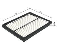 Bosch Car Air Filter S9180 (1987429180) - Fits Kia Sorento - OE Quality
