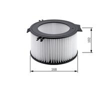 BOSCH 1 987 432 056 Pollen filter