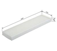 BOSCH 1 987 432 296 Filter, interior air for MINI