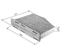 BOSCH 1 987 432 397 Pollen filter