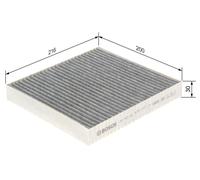BOSCH 1 987 432 416 Pollen filter