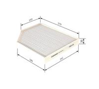 Cabin filter Particulate Filter 1 987 435 016 BOSCH for AUDI PORSCHE